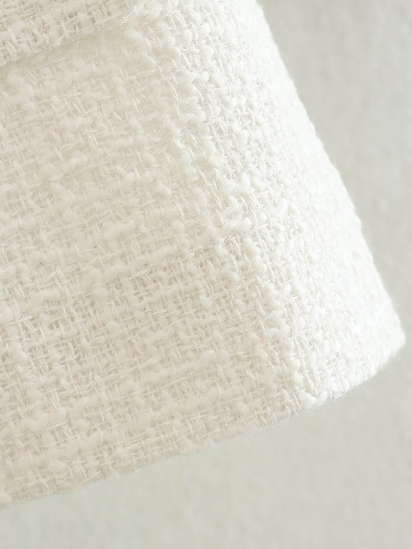Dames Jas Bouclé Luxe Gouden Knopen