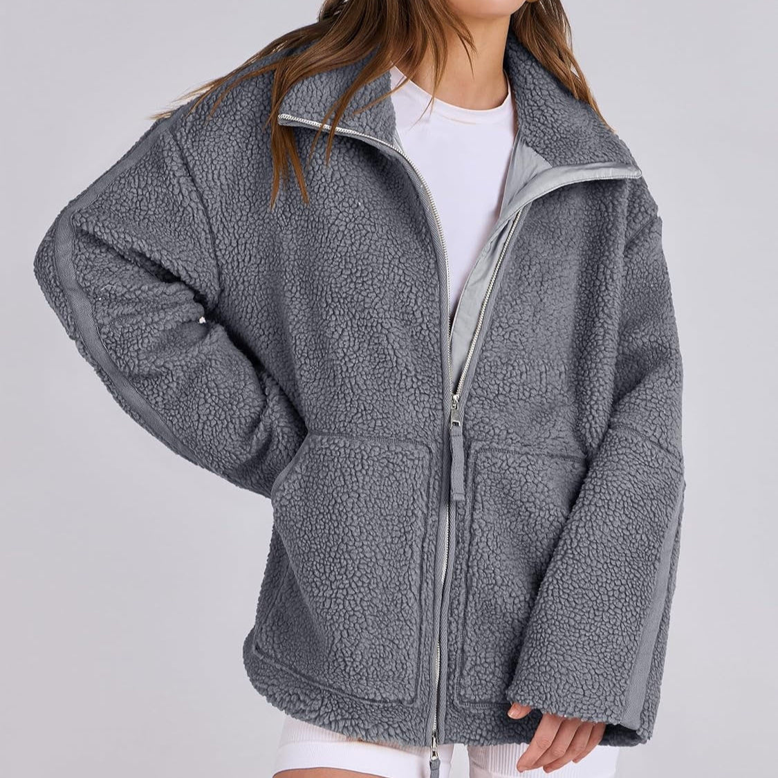 Dames Fleecejas Warm en Zacht voor Winter