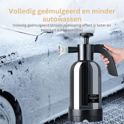 Schuimsproeier voor Autoreiniging – 3 Spuitkoppen voor Dieptereiniging – Wit of Zwart