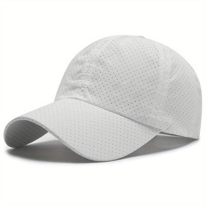 Sneldrogende Mesh Sportpet UV-Bescherming Ademend Outdoor Hardlopen Wandelen Fietsen Unisex Zomerpet