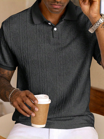 Heren Polo Shirt Kort Mouwen Klassiek Design