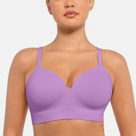 Dames Beha Zonder Beugel Naadloos Comfortabel Mauve