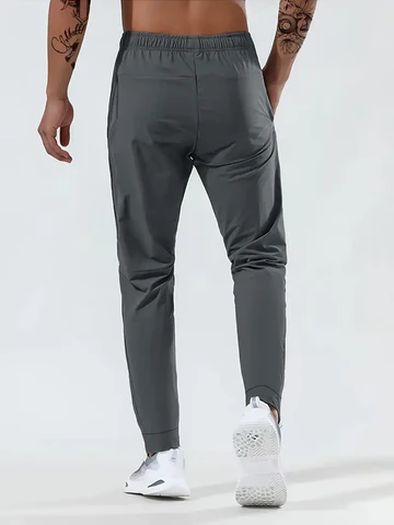 Heren Sportbroek Elastisch met Ritsen en Stretch