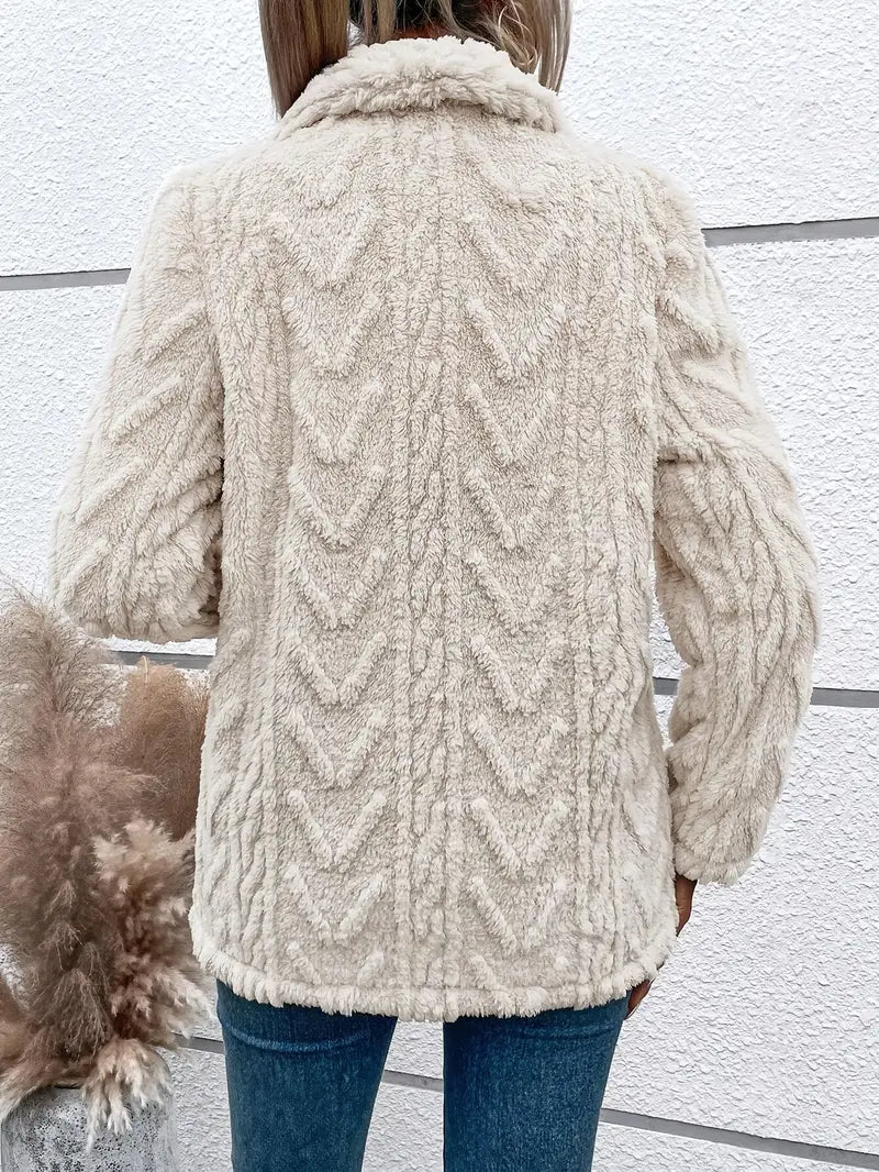 Zachte Fleece Damesjas Warm en Comfortabel