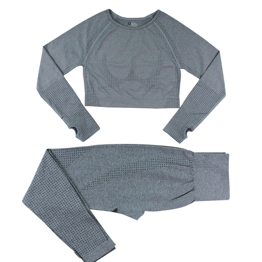 Yoga Set Dames Naadloze Legging en Sporttop