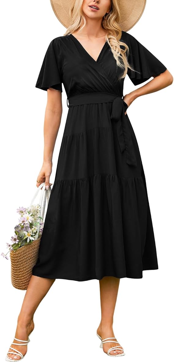 Zomerjurk Dames Bloemenprint Jurk Maxi Mousseline - StudioMarella
