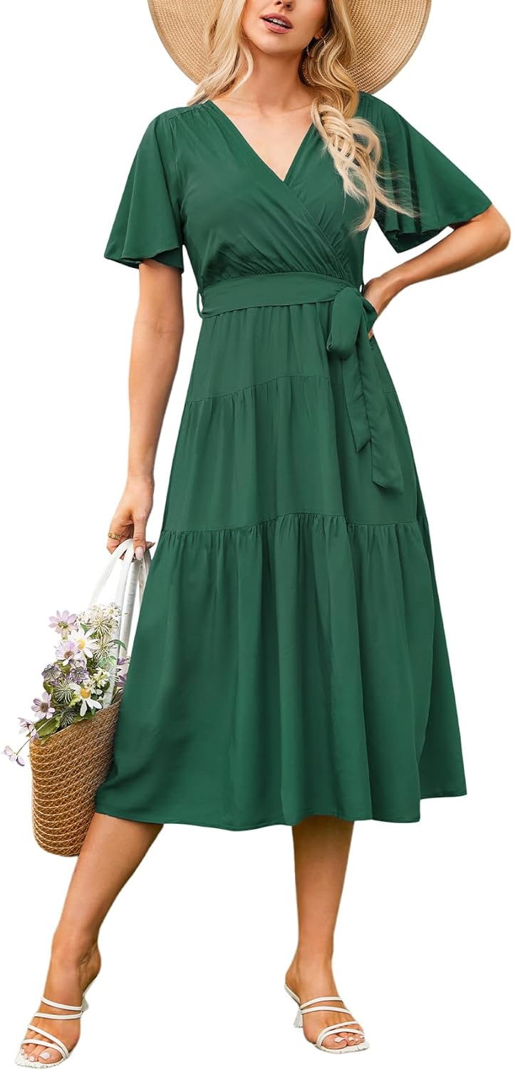 Zomerjurk Dames Bloemenprint Jurk Maxi Mousseline