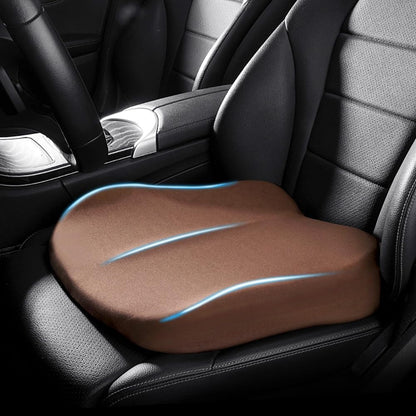 Verhogend Autokussen voor Volwassenen – Ergonomisch Memory Foam Zitverhoger met Antislip