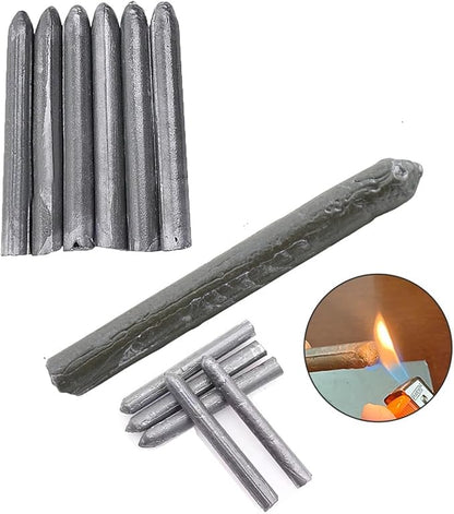 Aluminium Lasstaafset (10 Stuks) – Repareer Metalen Oppervlakken met Aansteker of Brander