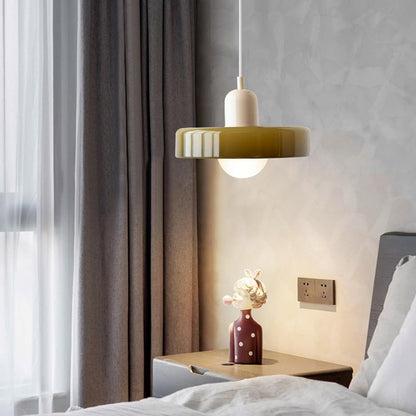 Luccon Triple Hanglamp Glas G9 Retro Kleuren Eettafel Woonkamer Design Verlichting Meerlamp