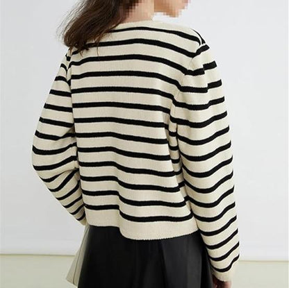 Dames Truien Gebreid met Knoopsluiting Warm en Stijlvol