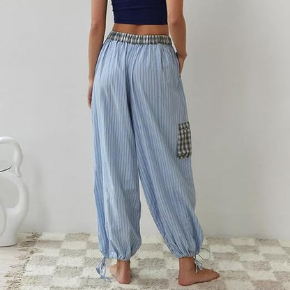 Geruite Pyjamaset Casual Losse Pasvorm