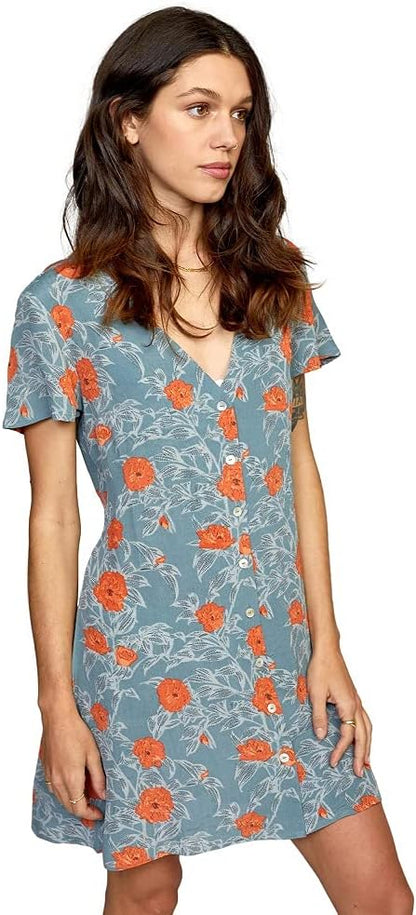Elegante Geweven Jurk voor Vrouwen Avery Stijl