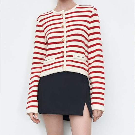 Dames Truien Gebreid met Knoopsluiting Warm en Stijlvol
