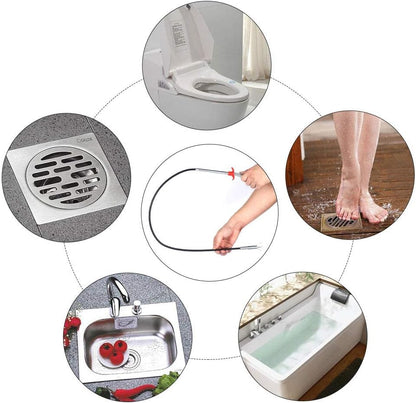 Afvoer Ontstopper met Flexibele Grijparmen voor Douche Wastafel Bad Keuken Verstopping Verwijderen Afvoer