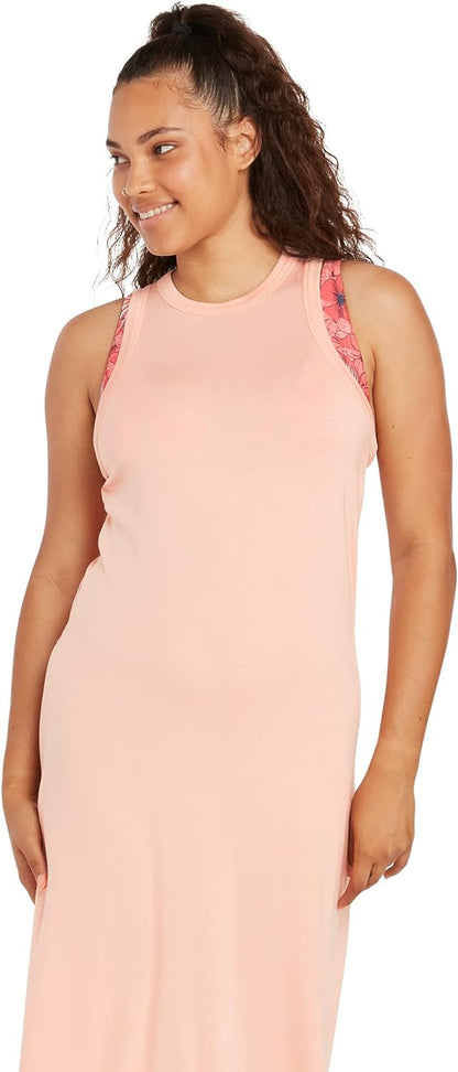 Midi Jurk voor Vrouwen Stonewashed Lichtgrijs