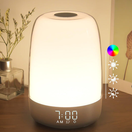 Aurora Wake-Up Light – Lichtwekker met Zonsopgang, Natuurlijke Geluiden & USB-C