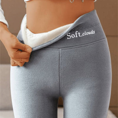 Dames Legging High Waist Fleece Zacht Comfortabel