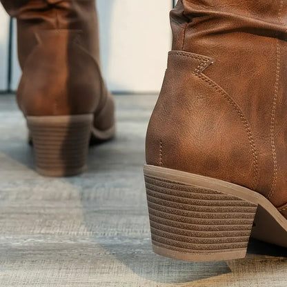 Vrouwelijke Laarzen met Hoge Hak Spitse Neus Stiletto