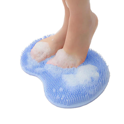 Voetmassage douchemat met zuignappen – handsfree voeten scrubben & masseren