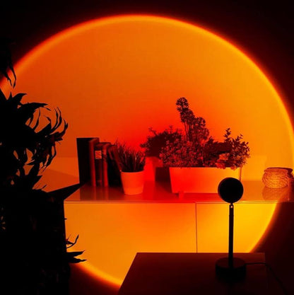Sunset Lamp Projector LED 360 Graden Sfeerlicht Zonsondergang Lamp Kamer