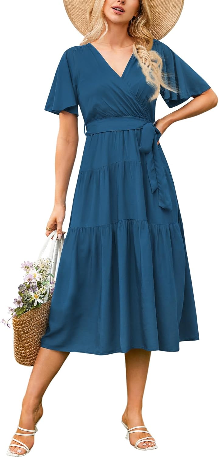 Zomerjurk Dames Bloemenprint Jurk Maxi Mousseline