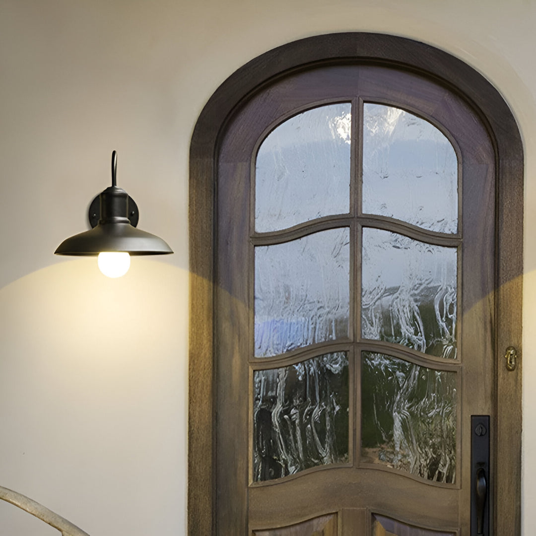 Buitenlamp Gooseneck Industrieel IP65 Waterdicht Brons LED Ø24 Ø29 Veranda
