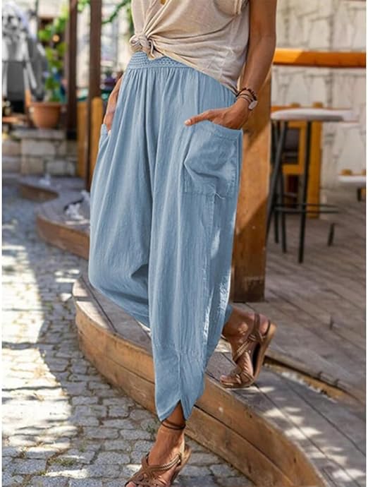 Dames Broek Comfortabele Ceretta Stijlvolle Broek