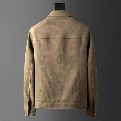 Leren Jas Edoardo Zwart Stijlvol Design