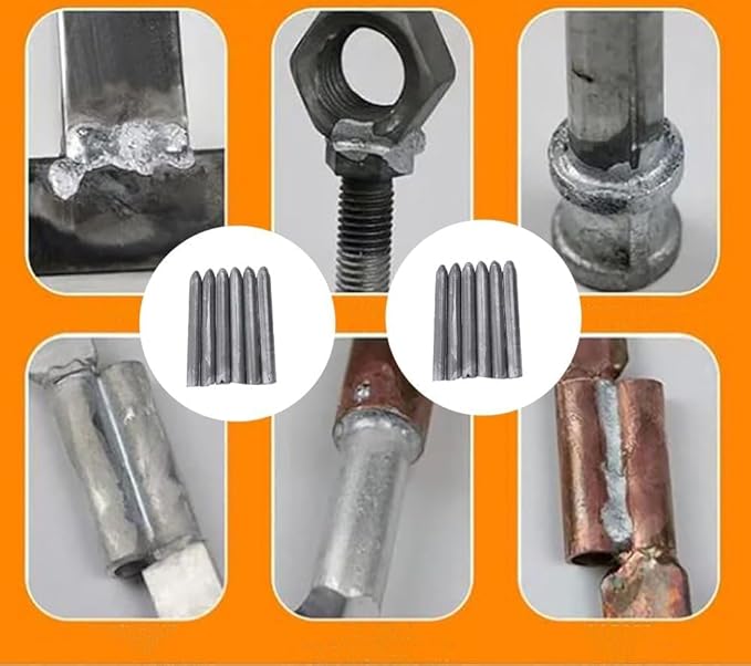 Aluminium Lasstaafset (10 Stuks) – Repareer Metalen Oppervlakken met Aansteker of Brander