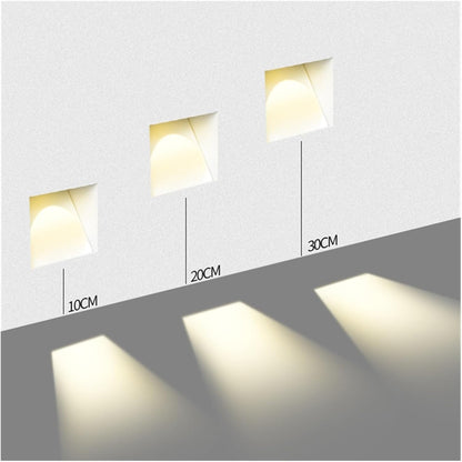 Inbouw Wandlamp LED Sensor 3W Frameloos Modern Trapverlichting Wit