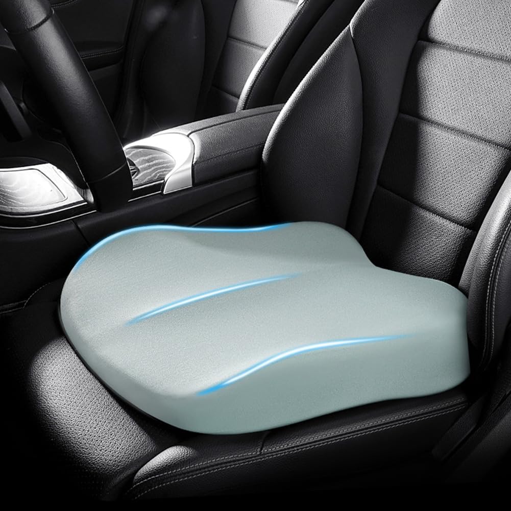 Verhogend Autokussen voor Volwassenen – Ergonomisch Memory Foam Zitverhoger met Antislip