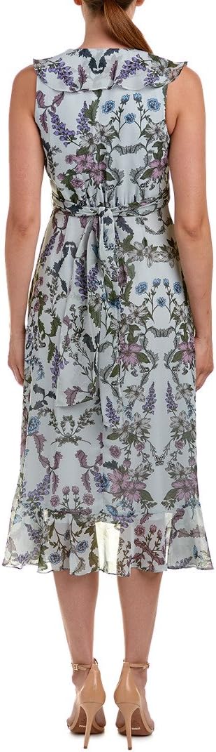 Dames Jurk Gedrukte Chiffon Omslagjurk Zomerse Stijl