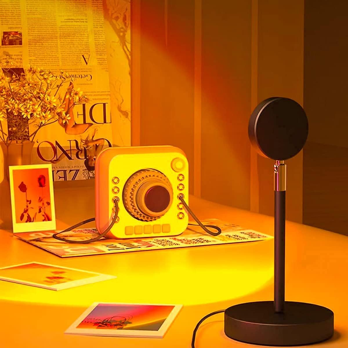 Sunset Lamp Projector LED 360 Graden Sfeerlicht Zonsondergang Lamp Kamer