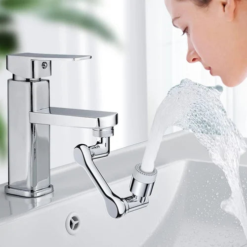 360° Draaibare Wastafeluitloop – Flexibele Waterstraal met 2 Stromingsmodi