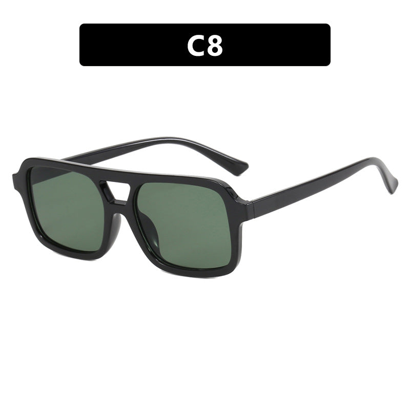 Dames Zonnebril Aviator Stijl Kleurige Lensen