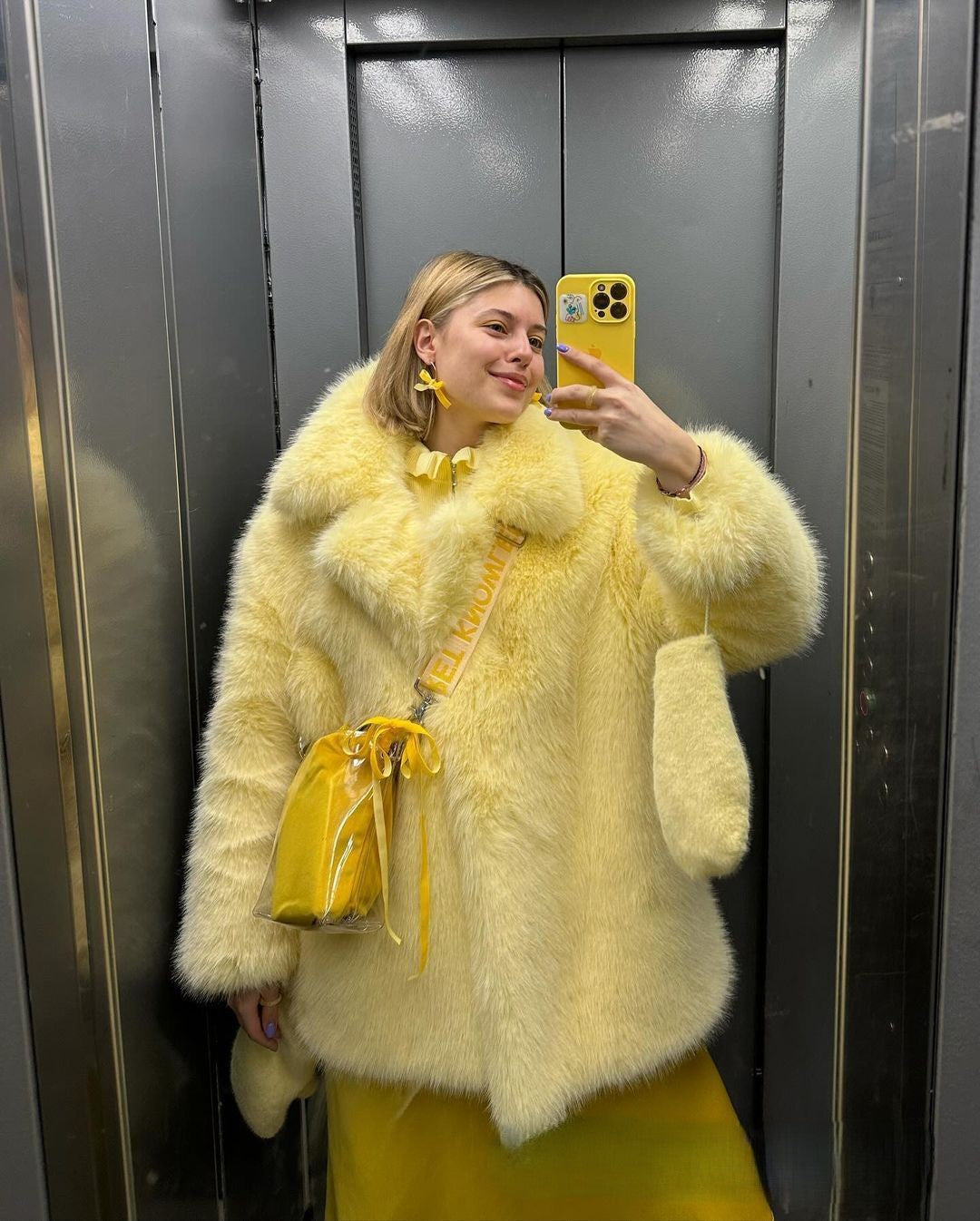 Dames Faux Fur Jas Stijlvol Luxe Warm en Elegante Look