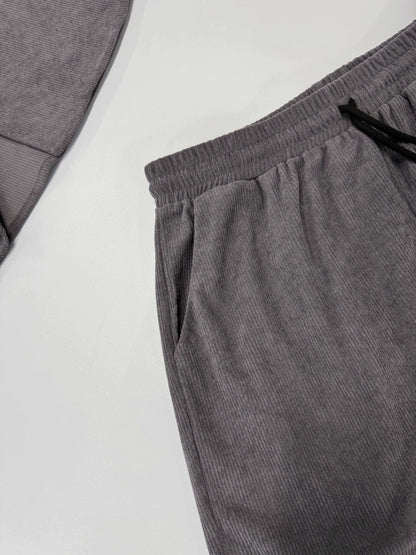 Korte Mouw Hemd Licht Rekbaar Zomer Effen Kleur Corduroy Casual