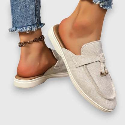 Dames Loafers Open Hak Comfortabele Pasvorm