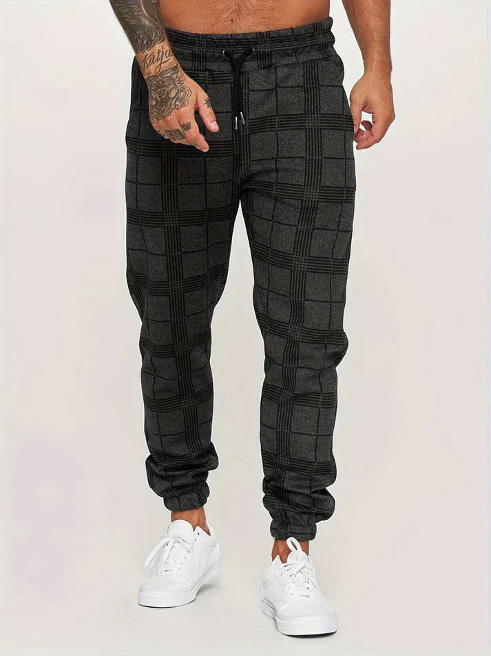 Joggingbroek Zacht Geruit Comfortabele Sportbroek - StudioMarella