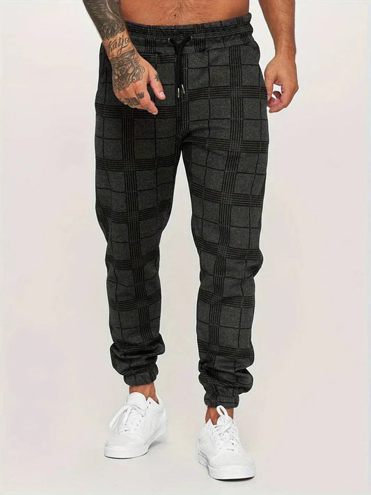 Joggingbroek Zacht Geruit Comfortabele Sportbroek - StudioMarella