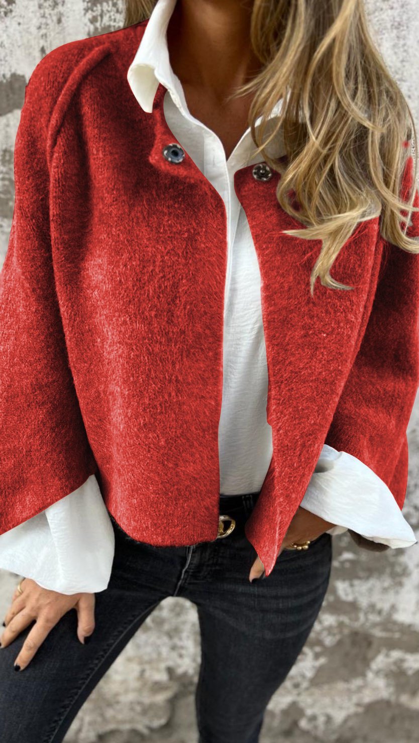 Dames Wollen Coat Warm en Stijlvol