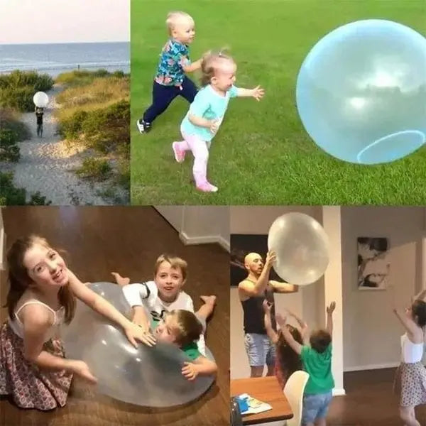 Opblaasbare Stretchbal voor Kinderen – Waterbestendig Speelgoed voor Buiten en Binnen – Robuust TPR-Materiaal – Draagbaar Speelplezier