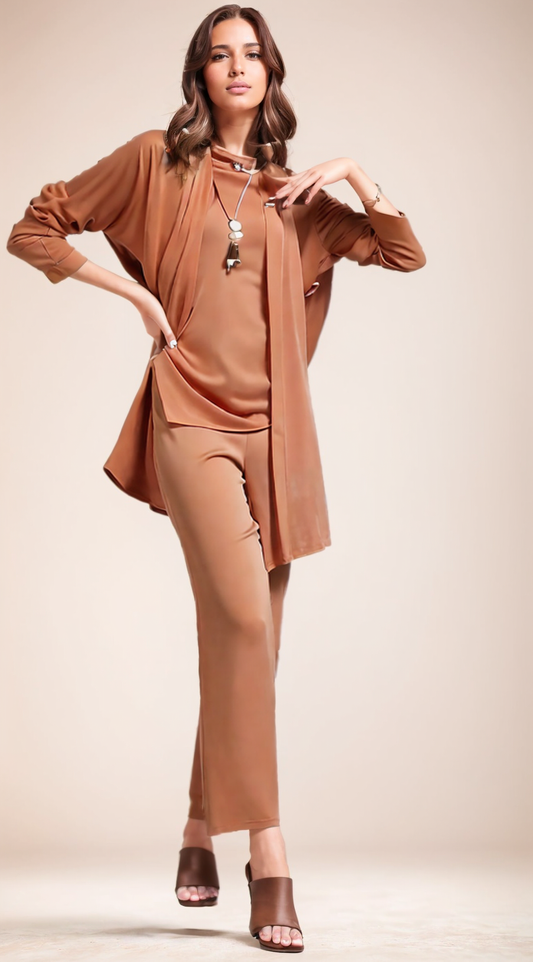 Dames Elegante 3-delige Set Stijlvol Comfortabel - StudioMarella