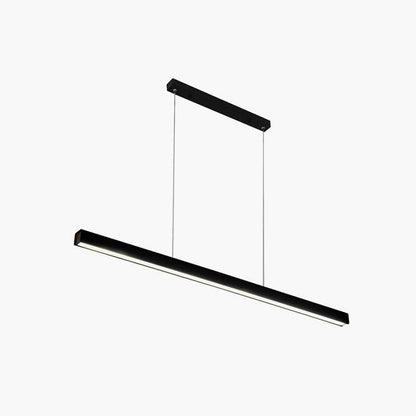 Lineaire hanglamp LED aluminium zwart kookeiland eettafel kantoor moderne plafondverlichting minimalistische hanglamp