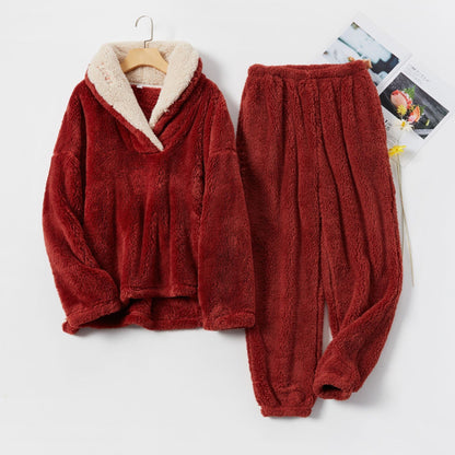 Dames Fleece Pyjama Set Warm en Zacht