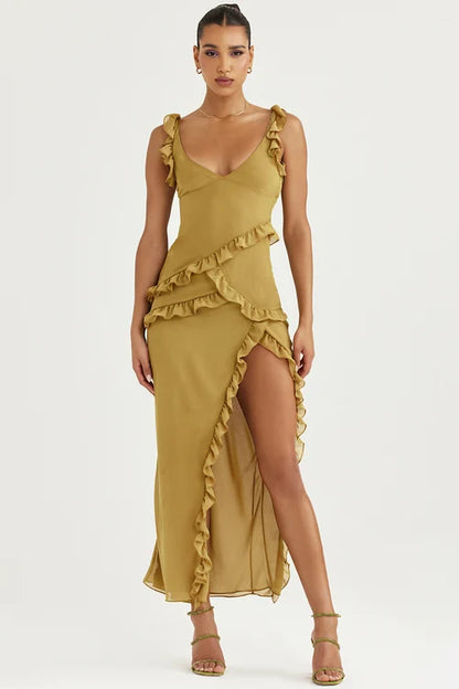 Elegante Lange Jurk voor Vrouwen Formal Design