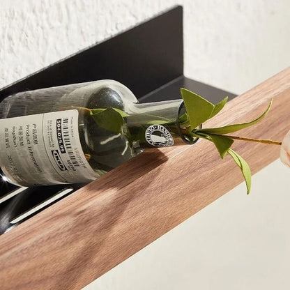 Wandrek Hout Badkamer Boorvrij Zelfklevend Houten Wandplank Keuken Badkamer Opbergplank Muurrek Organizer