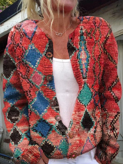 Dames Vest Lange Mouwen 3D Print Casual Stijl