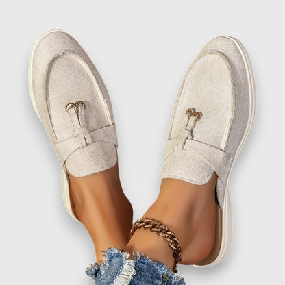 Dames Loafers Open Hak Comfortabele Pasvorm